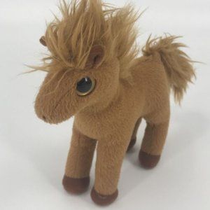 Ty Beanie Baby 8' Plush Gallops Brown Horse Stuffed Animal Toy